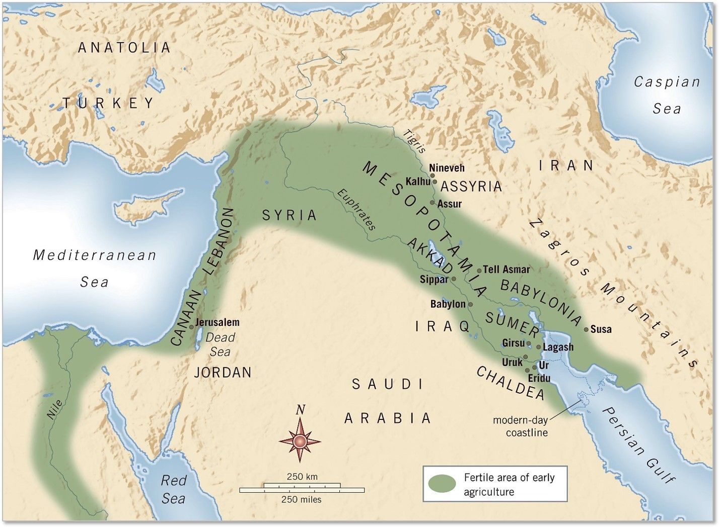 abraham bible map